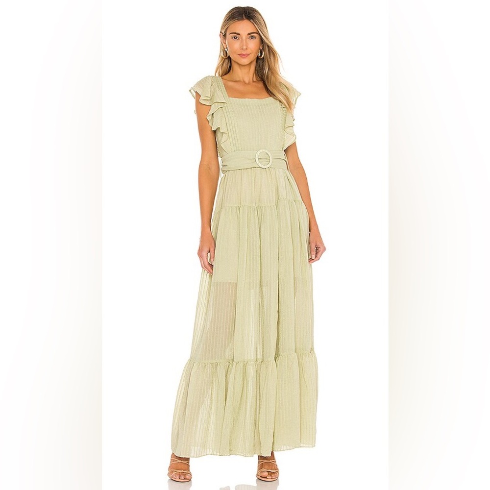 ELLIATT Jolie Maxi Dress in Matcha size S